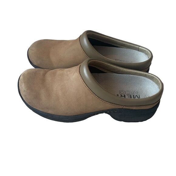 Merrell Jungle Primo Stone Slip On Mule Backless Tan Leather Upper Women's 6.5 - Picture 1 of 5